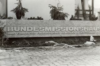 Bundesmissionshaus Bad Homburg, Steintafel